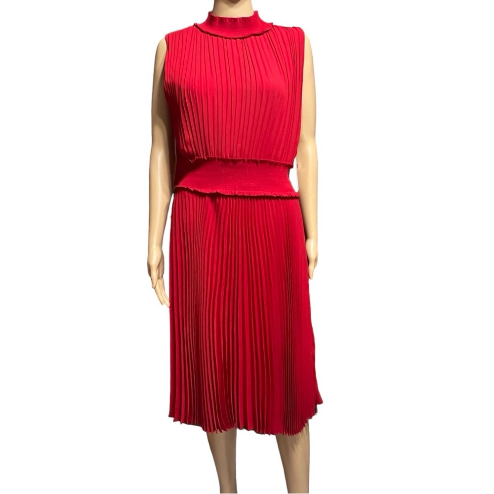 NWT NANETTE LEPORE Red Dress Women's Size 12 Christmas New Year Holiday Party